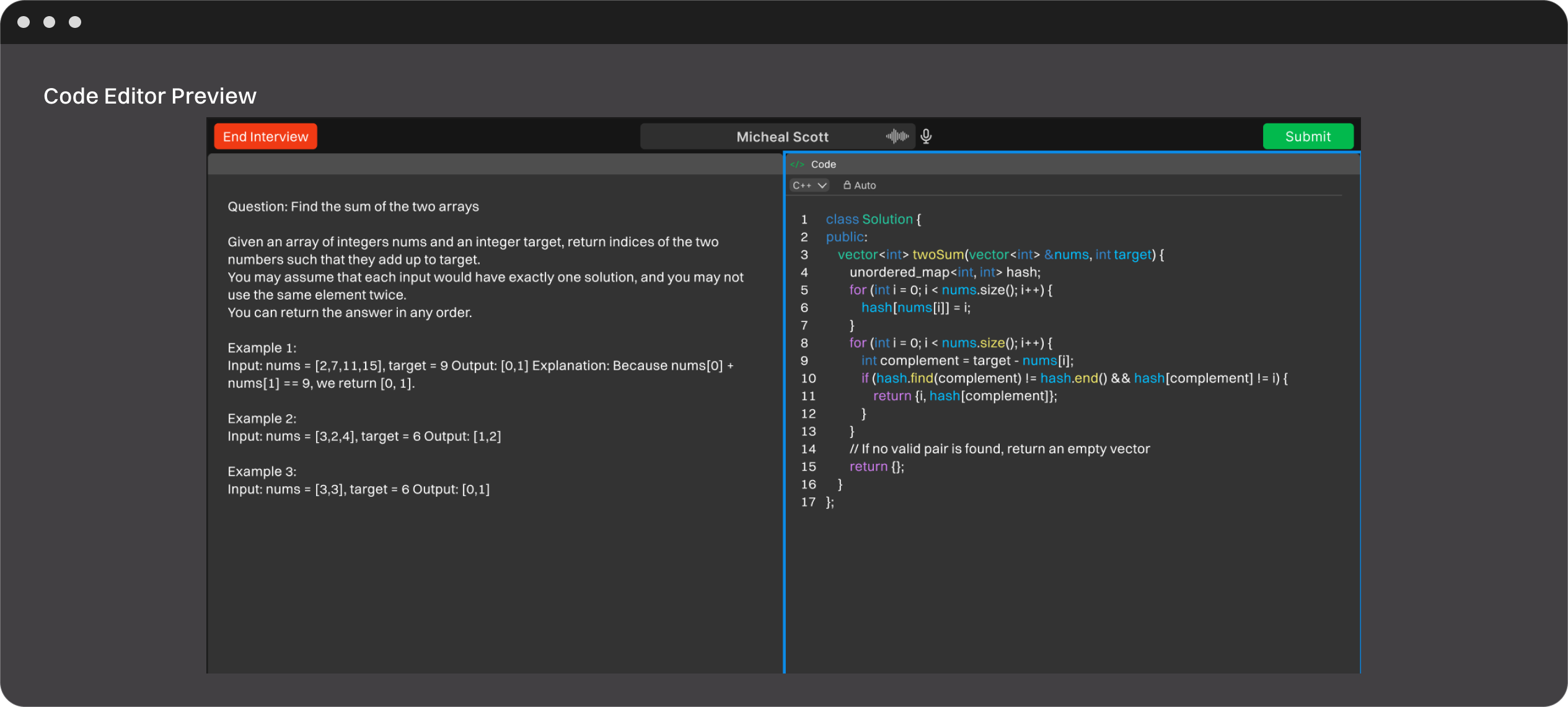 Code Editor