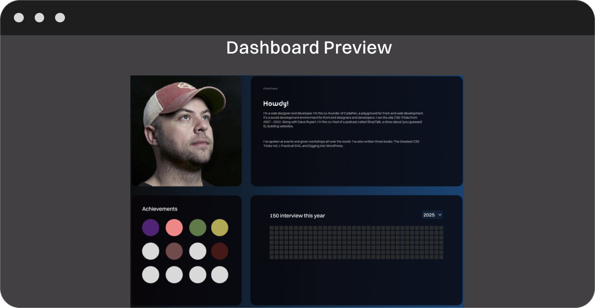 Dashboard Preview